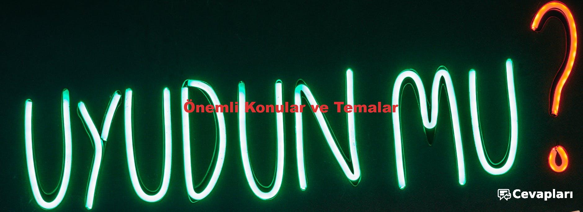 Önemli Konular ve Temalar