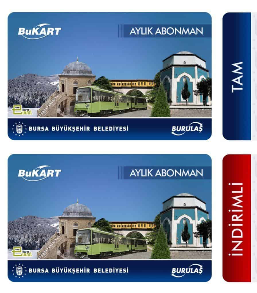 Abonman Kart Bursa - Bursa Toplu Taşıma Ücretleri